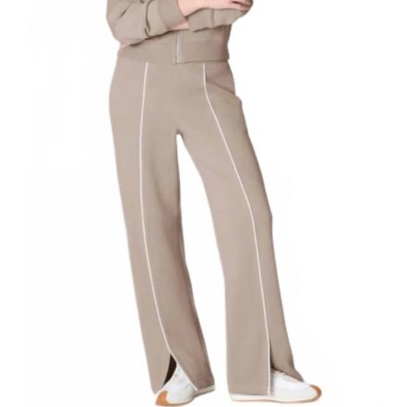 SPANX High-Waisted Piped Airpique Track Pant Sz S NEW!! - Picture 1 of 5